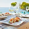 VILLEROY & BOCH Assiette plate rectangulaire ivoire porcelaine vitrifiée 37x25 cm New Wave Online