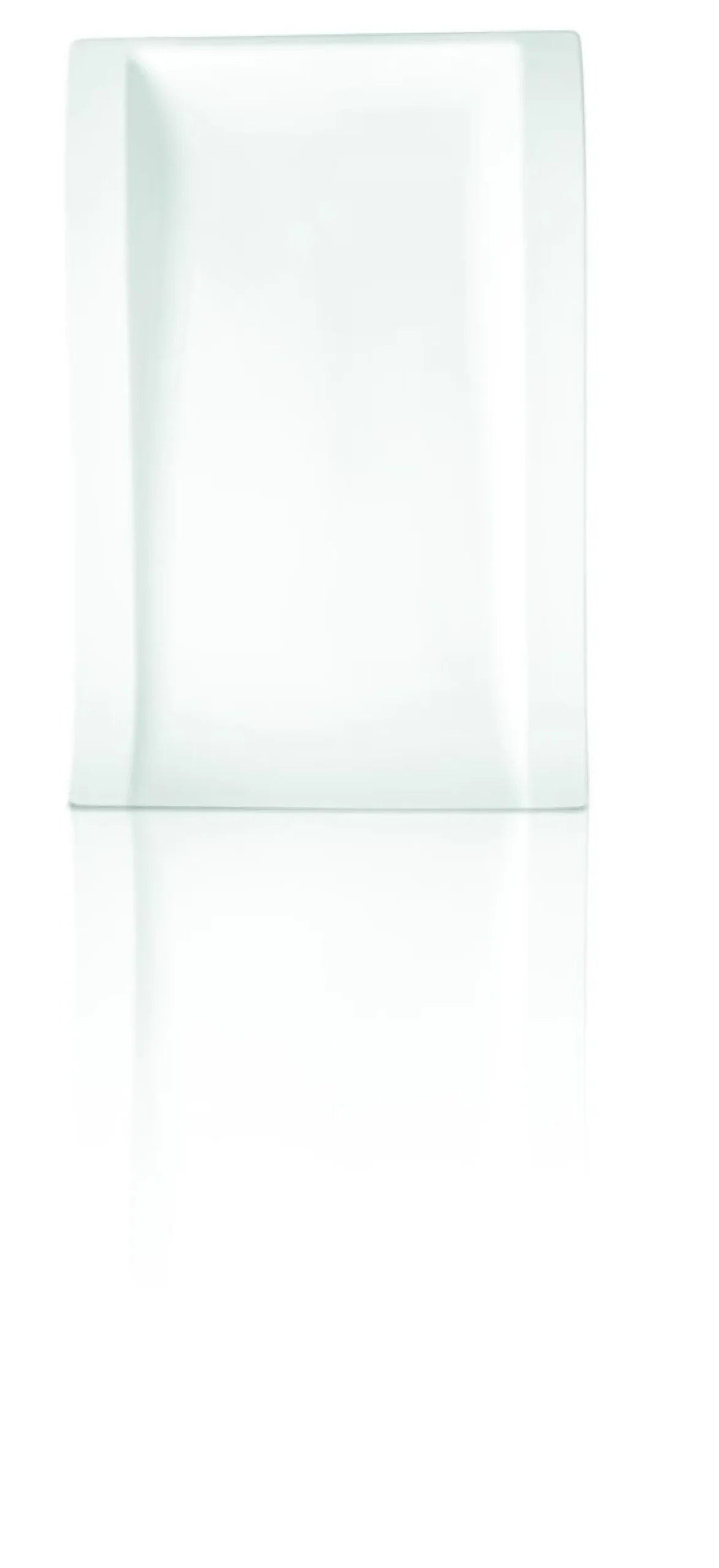 VILLEROY & BOCH Assiette plate rectangulaire ivoire porcelaine vitrifiée 37x25 cm New Wave Online