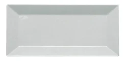 Assiette plate rectangulaire blanc porcelaine 22x11 cm Classic Square - PRO.MUNDI Best