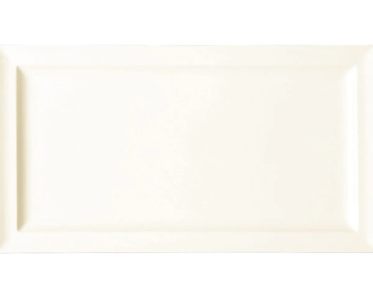 Assiette plate rectangulaire ivoire porcelaine vitrifiée 33x23 cm Classic Gourmet - RAK Discount