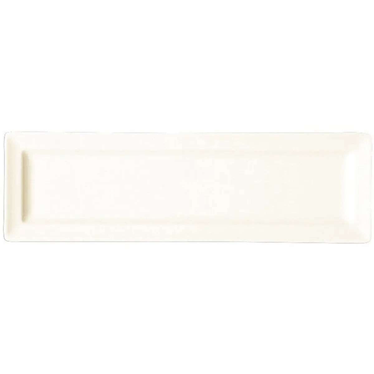 RAK Assiette plate rectangulaire ivoire porcelaine vitrifiée 29,1x12,1 cm Classic Gourmet New