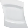 Assiette plate rectangulaire blanc porcelaine 31x26 cm Wing - Aucune New