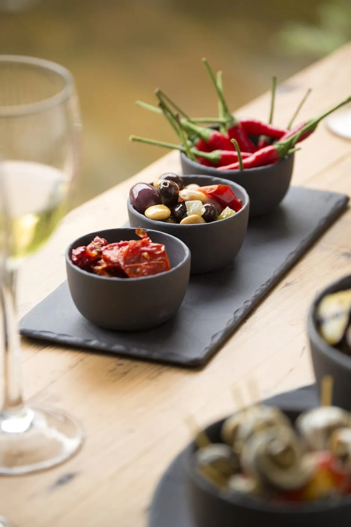 REVOL Assiette plate rectangulaire noir porcelaine culinaire 30x16 cm Basalt Hot