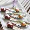 Assiette plate rectangulaire blanc porcelaine culinaire 26,3x13 cm Time Square - REVOL Online