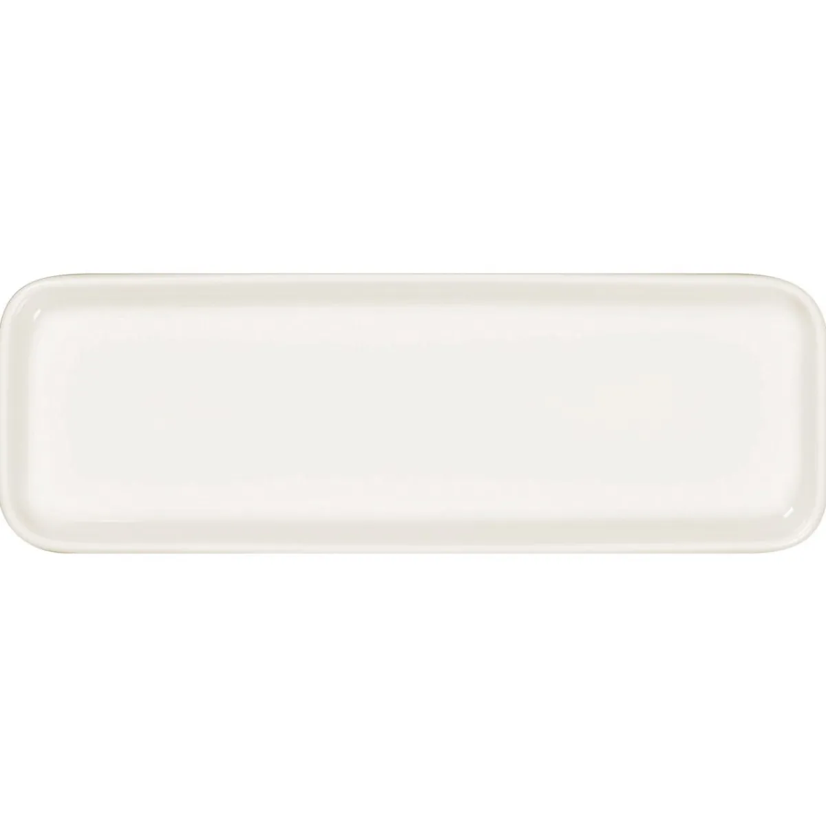 RAK Assiette plate rectangulaire blanc porcelaine 24x8 cm Fractal Hot