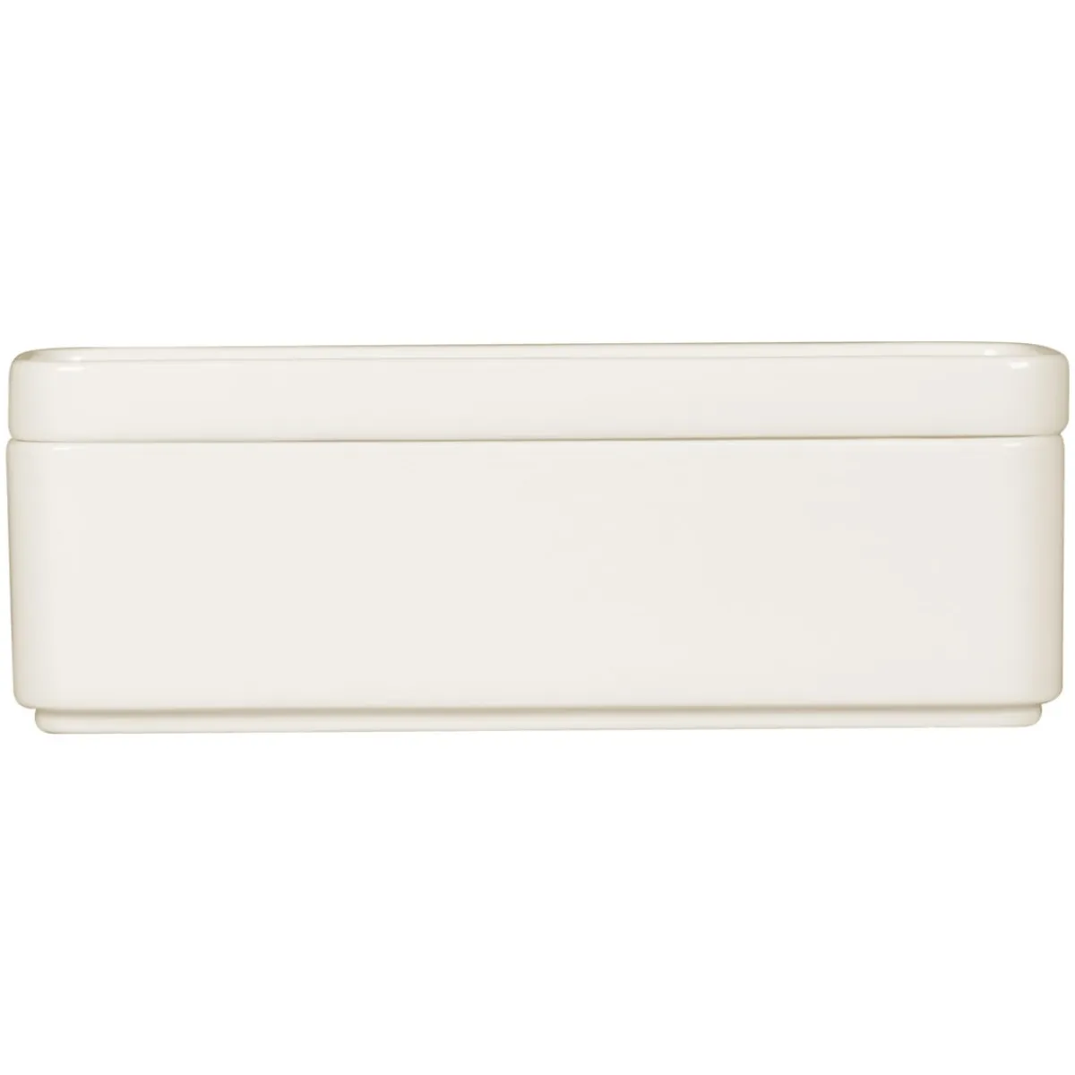 RAK Assiette plate rectangulaire blanc porcelaine 24x8 cm Fractal Hot