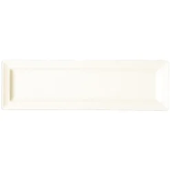 RAK Assiette plate rectangulaire ivoire porcelaine vitrifiée 20,7x7,1 cm Classic Gourmet Outlet
