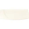 Assiette plate rectangulaire ivoire porcelaine vitrifiée 19,9x12,8 cm Mazza - RAK Online