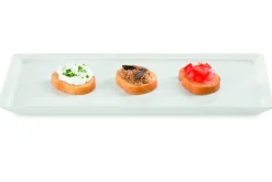 RAK Assiette plate rectangulaire noir porcelaine vitrifiée 33,6x23,2 cm Neo Fusion New
