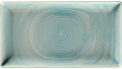 RAK Assiette plate rectangulaire Saphire porcelaine vitrifiée 33,8x18,3 cm stone Spot Discount