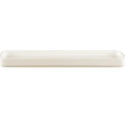 Assiette plate rectangulaire blanc porcelaine 32x16 cm Fractal - RAK Clearance