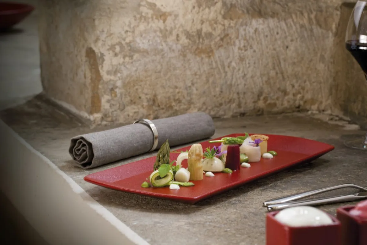 RAK Assiette plate rectangulaire noir porcelaine vitrifiée 38,5x21 cm Neo Fusion Online
