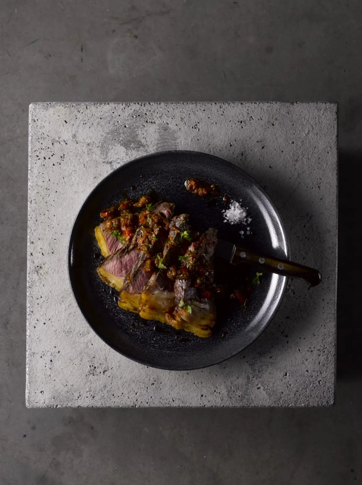 DUDSON Assiette plate rectangulaire noir porcelaine vitrifiée 29,8x15,3 cm Evo Origins Best