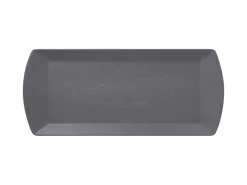 RAK Assiette plate rectangulaire Gris stone porcelaine vitrifiée 35x15 cm Neo Fusion Hot