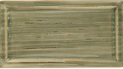 RAK Assiette plate rectangulaire Emerald porcelaine vitrifiée 38,5x21 cm stone Spot Sale