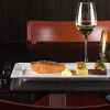 Assiette plate rectangulaire blanc porcelaine vitrifiée 24x12,5 cm Access - RAK Best