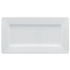 Assiette plate rectangulaire blanc porcelaine vitrifiée 24x12,5 cm Access - RAK Best
