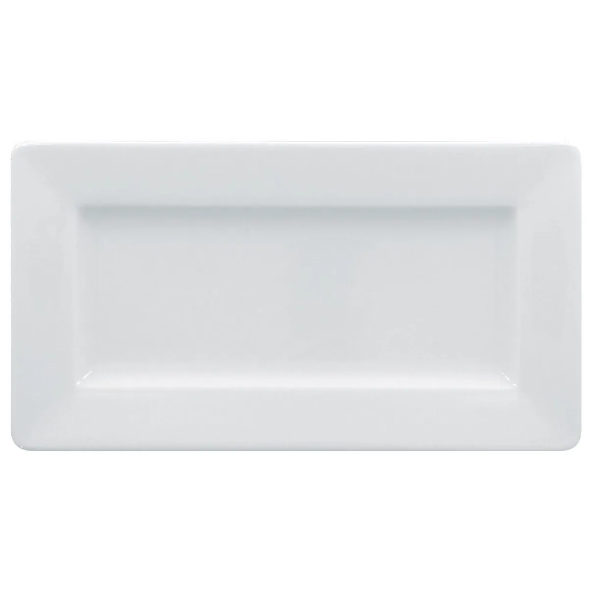 Assiette plate rectangulaire blanc porcelaine vitrifiée 24x12,5 cm Access - RAK Best