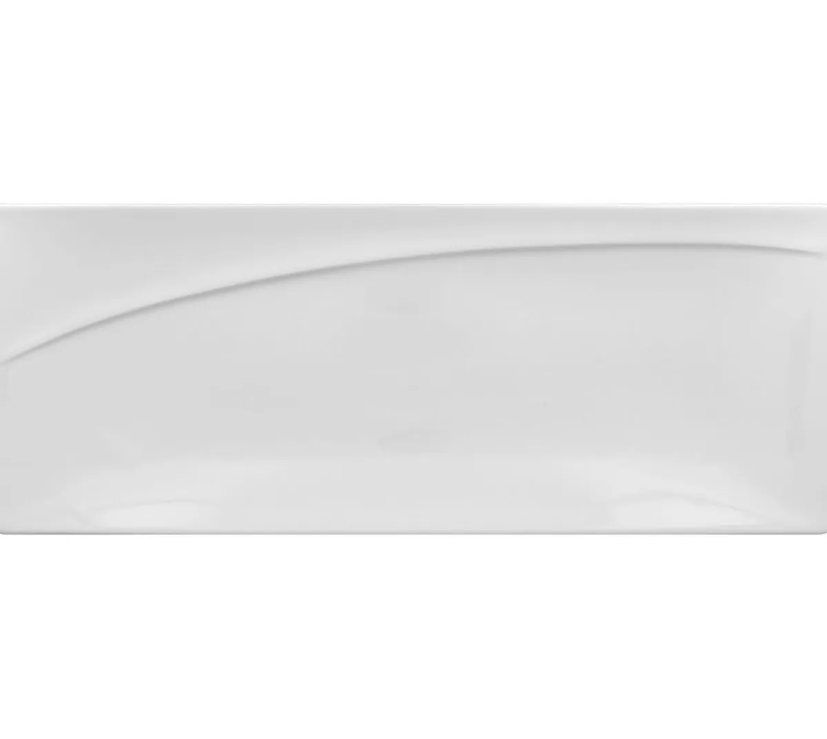 RAK Assiette plate rectangulaire blanc porcelaine vitrifiée 42x16,4 cm Moon Sale