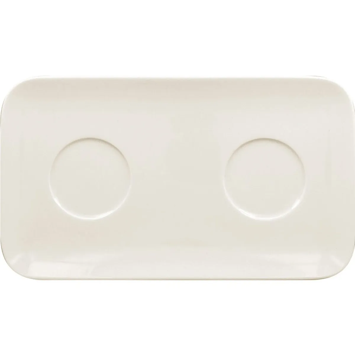 RAK Assiette plate rectangulaire ivoire porcelaine vitrifiée 31x18 cm Aurea Sale