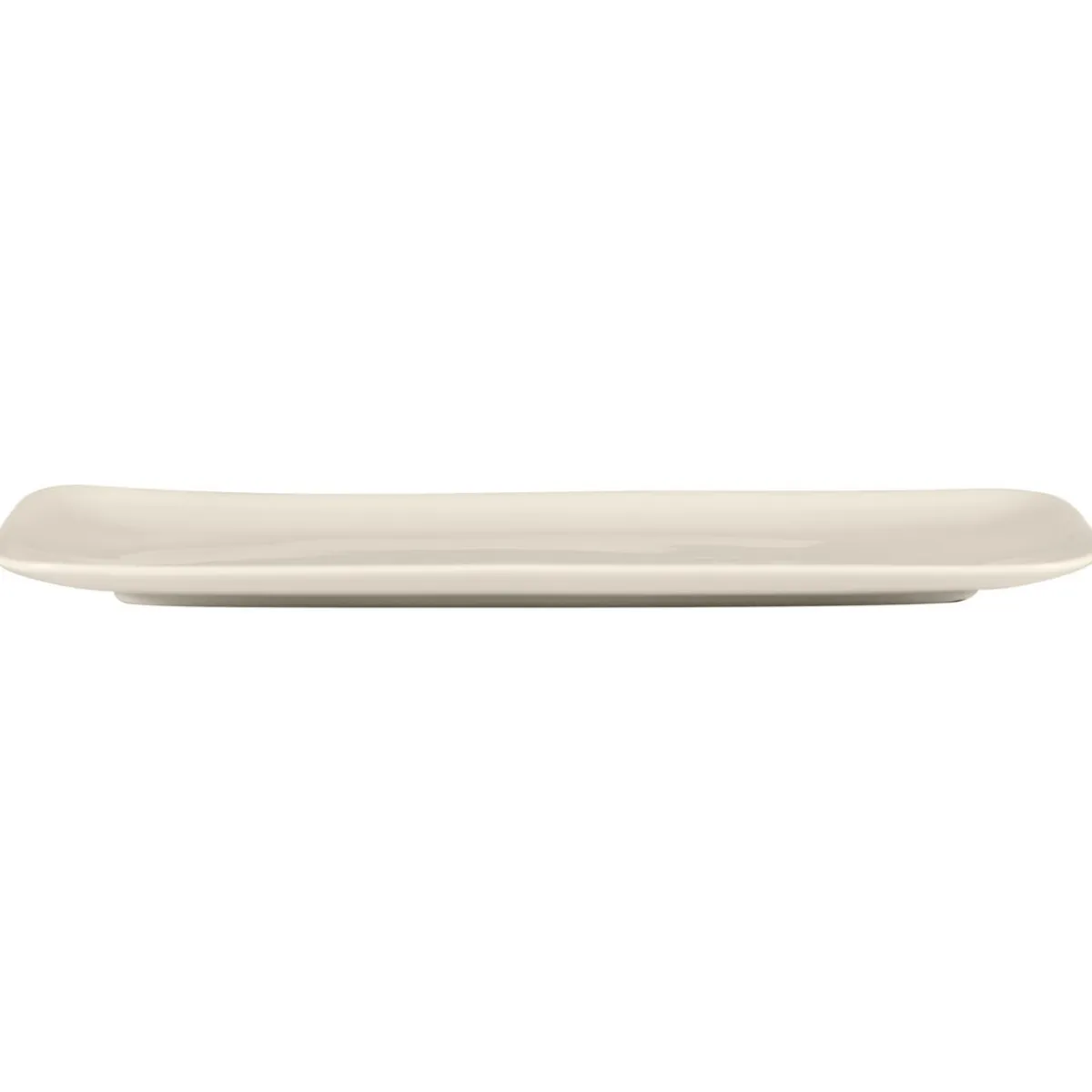 Assiette plate rectangulaire blanc porcelaine bone china 27,7x13,9 cm Bravura - RAK Online