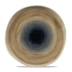 CHURCHILL Assiette plate rond aqueous bayou porcelaine vitrifiée Ø 26,4 cm Stonecast Aquaeous Clearance
