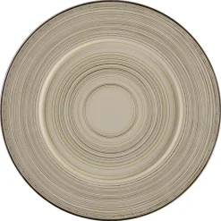 Assiette plate rond Argila Décor Larissa porcelaine Ø 32,5 cm Earth - RAK Online