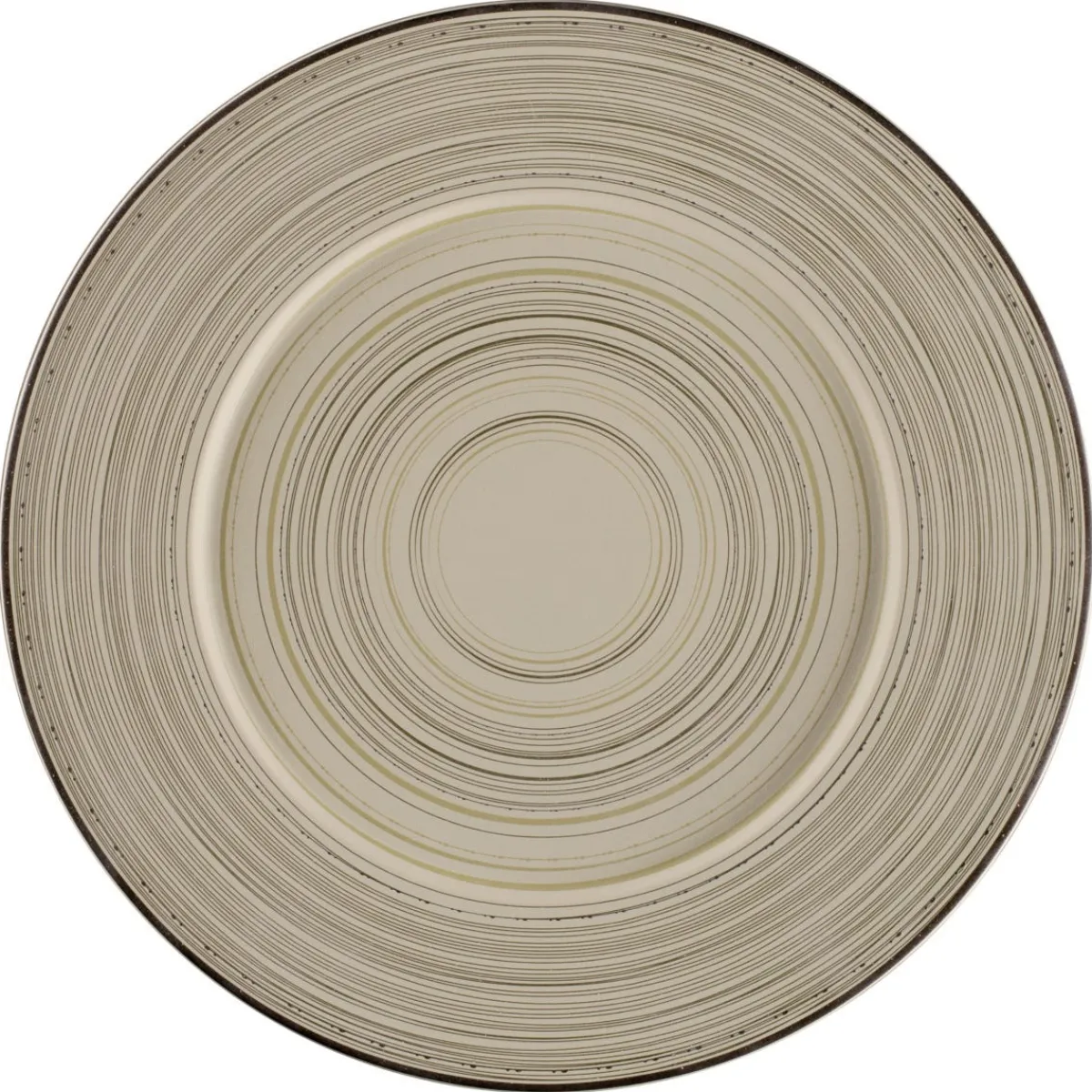 Assiette plate rond Argila Décor Larissa porcelaine Ø 32,5 cm Earth - RAK Online