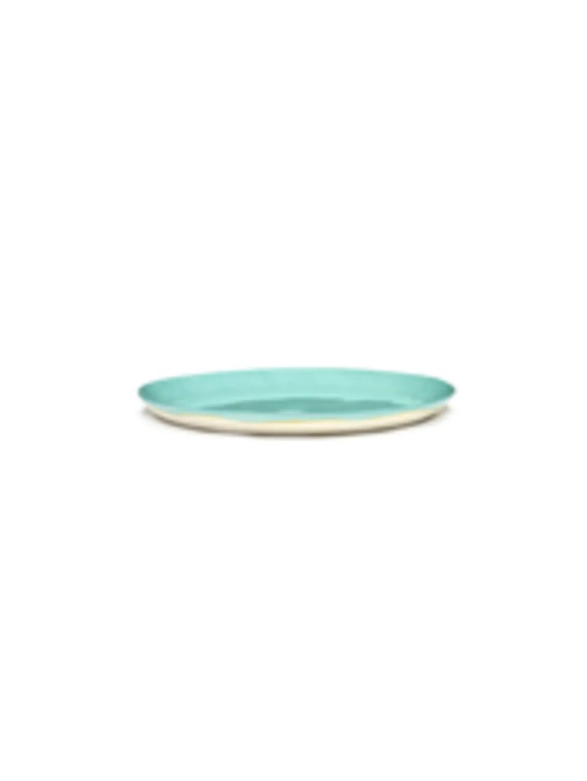 SERAX Assiette plate rond azure grès émaillé Ø 26,5 cm Feast By Ottolenghi New