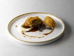 Assiette plate rond barley white porcelaine vitrifiée Ø 26 cm Stonecast Barley - CHURCHILL New