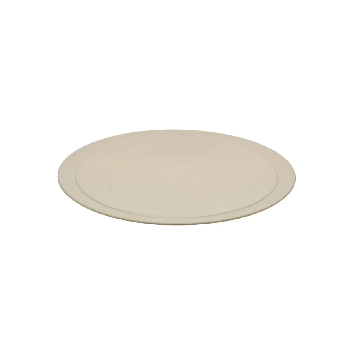 Assiette plate rond beige grès émaillé Ø 26 cm Bahia - DEGRENNE Online
