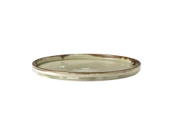 Assiette plate rond beige porcelaine vitrifiée Ø 26 cm Harvest - DUDSON Clearance