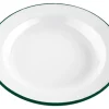 Assiette plate rond blanc acier émaillé Ø 24 cm 24 cm - Aucune Clearance