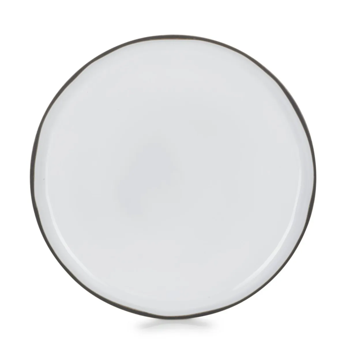 Assiette plate rond blanc cumulus porcelaine culinaire Ø 15 cm Caractère - REVOL New