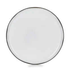 Assiette plate rond blanc cumulus porcelaine culinaire Ø 21 cm  Caractère - REVOL Hot