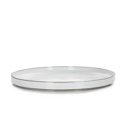 REVOL Assiette plate rond blanc cumulus porcelaine culinaire Ø 28 cm  Caractère Outlet
