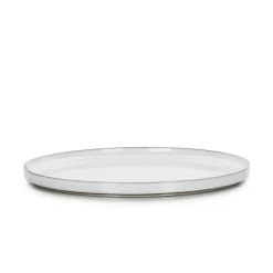 Assiette plate rond blanc cumulus porcelaine culinaire Ø 30 cm  Caractère - REVOL New