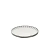 SERAX Assiette plate rond blanc grès émaillé Ø 18 cm Inku New