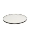 SERAX Assiette plate rond blanc grès émaillé Ø 27 cm Inku Discount