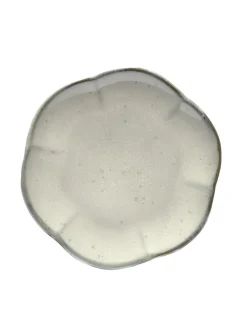 SERAX Assiette plate rond blanc grès émaillé Ø 13,9 cm Inku Hot