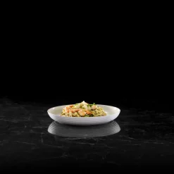 PLATEX Assiette plate rond blanc mélamine Ø 22 cm Wave Best