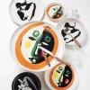 Assiette plate rond blanc poivron noir grès émaillé Ø 26,5 cm Feast By Ottolenghi - SERAX Sale