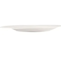 Assiette plate rond blanc porcelaine bone china 32,4x30 cm Pose - RAK