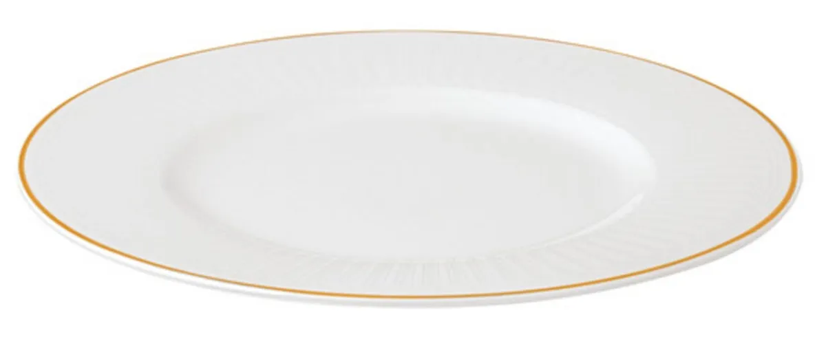 Assiette plate rond blanc porcelaine bone china Ø 22,5 cm Chateau Septfontaines - VILLEROY & BOCH Outlet