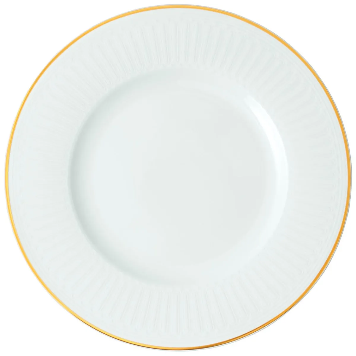 Assiette plate rond blanc porcelaine bone china Ø 22,5 cm Chateau Septfontaines - VILLEROY & BOCH Outlet