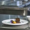 RAK Assiette plate rond blanc porcelaine vitrifiée Ø 28,7 cm Evolution   Discount