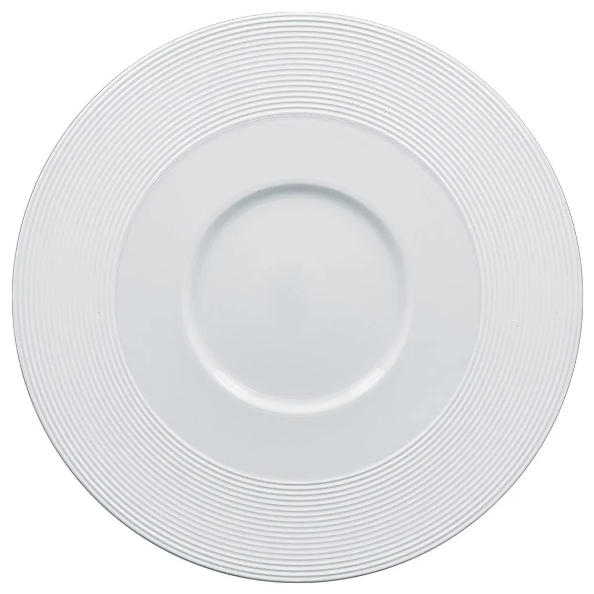 RAK Assiette plate rond blanc porcelaine vitrifiée Ø 28,7 cm Evolution Discount