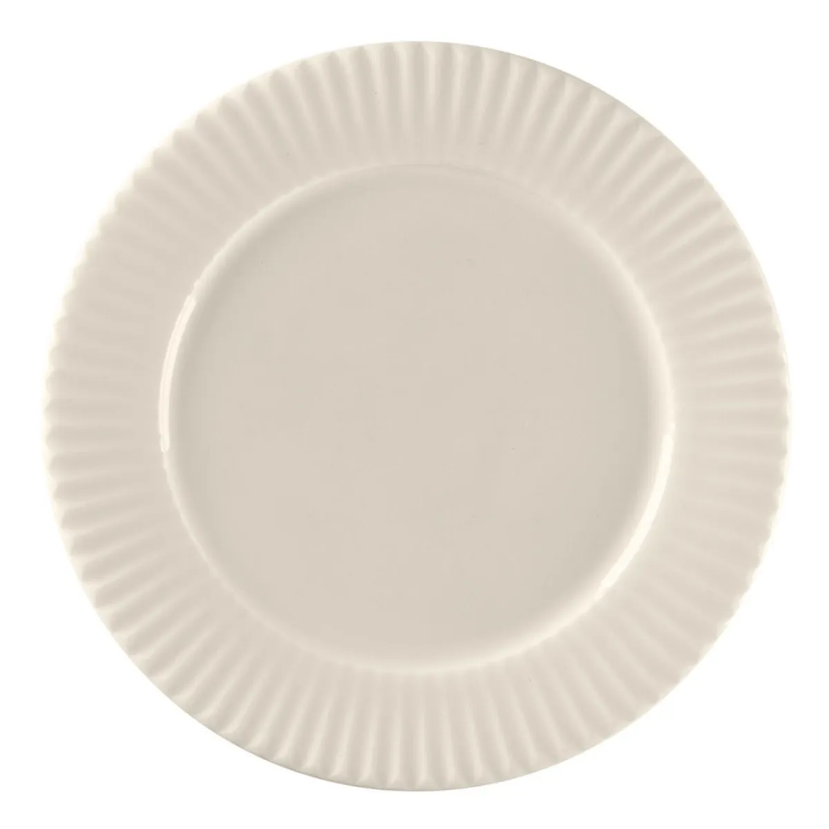 Assiette plate rond blanc porcelaine bone china Ø 16 cm Spectra - RAK Discount