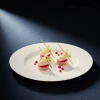 Assiette plate rond blanc porcelaine bone china Ø 31,5 cm Fedra - RAK Hot