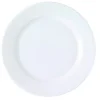 PRO.MUNDI Assiette plate rond blanc porcelaine Ø 14 cm K Sale
